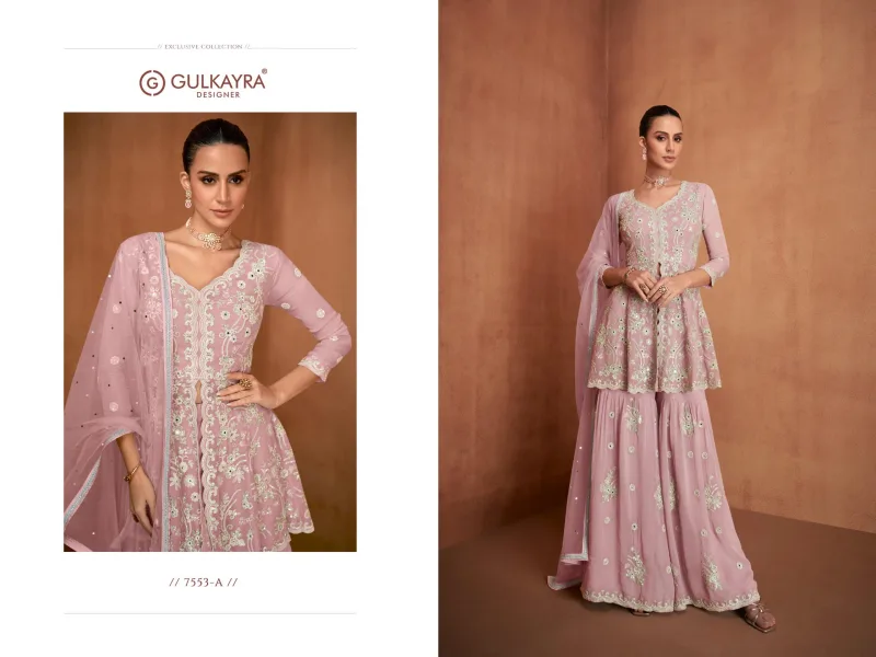 Siyona By Gulkayra Georgette With Embroidery Designer Indo Western 